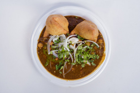 Samosa Choley (2 Pieces)