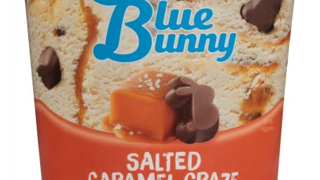 Locura De Caramelo Salado Blue Bunny, 16 Fl Oz