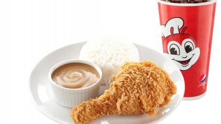 Comida Para Niños: 1Pc Chickenjoy Con Arroz Y Bebida