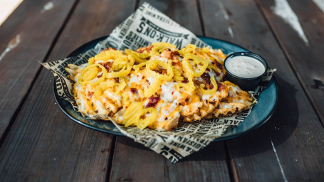 Waffle Cheese Fries (Large)
