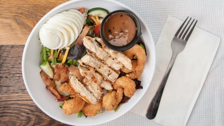 Shrimp Chicken Cobb Salad