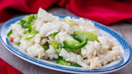 Qín Cài Chǎo Huā Zhī Stir-Fried Squid With Celery