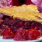 Raspberry Rhubarb Sliced Pie (Veg)