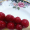 Raspberry On Cheesecake Slice (Veg)