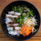 Spicy Beef Brisket And Kimchi Spring Roll Vermicelli Salad [Gf]