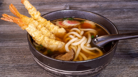 Udon Soup With Shrimp