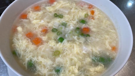 2. Egg Flower Soup Dàn Huā Tāng