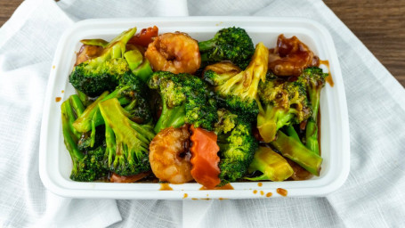 Shrimp With Broccoli Jiè Lán Xiā （Xiǎo）