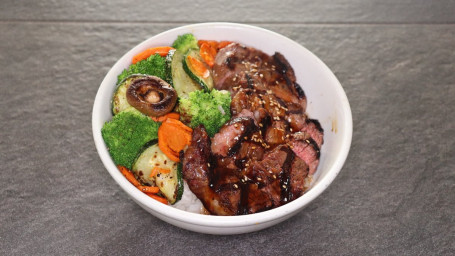 Rib-Eye Teriyaki Bowl (Dinner)