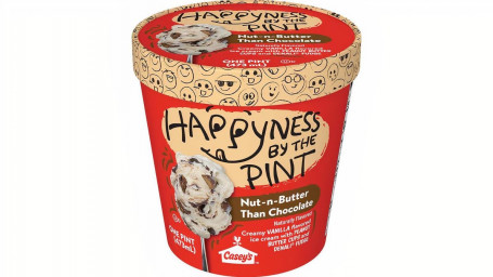 Happyness By The Pint Nut-N-Butter Than Chocolate Ice Cream, 16 Oz
