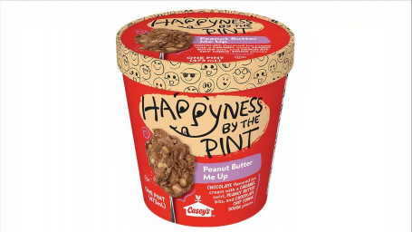 Happyness By The Pint Mantequilla De Maní Me Up Helado, 16 Oz