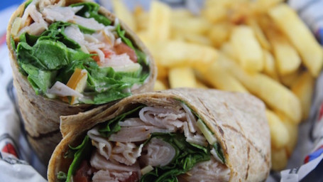 Turkey Gouda Blt Wrap