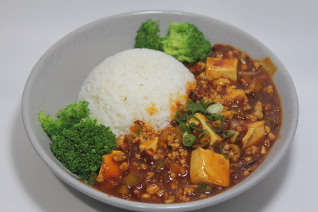 R4 Spicy Mapo Tofu on Rice