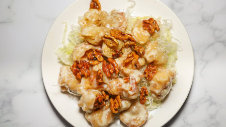 Honey Walnut Prawns Fēng Mì Hé Táo Xiā