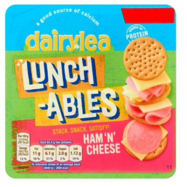 Dairylea Lunchable Ham Cheese 83.4G