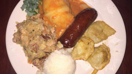 Pierogi, Kielbasa, Bigos, Stuffed Cabbage