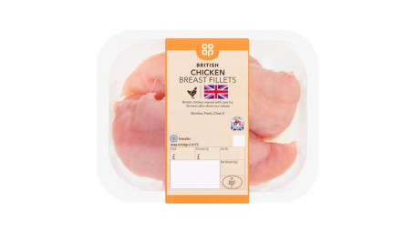 Filetes De Pechuga De Pollo Británico Co-Op 300G