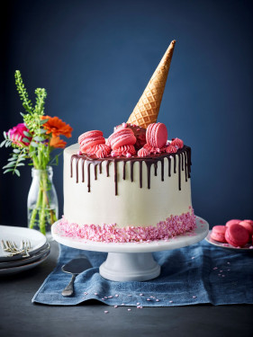 New Ice Cream Cone Drip Cake