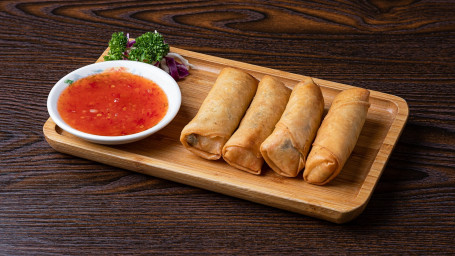 Hand Made Spring Roll (4 Pieces)