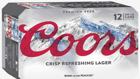 Coors Light, Light Lager, 12 Pack Can| 12 Oz