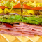 23. Ham, Bacon, Sprouts, Avocado Swiss