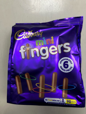 Cadbury Mini Fingers 6 In A Packet