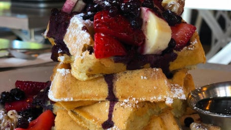 Vegan Gf Blueberry Explosion Waffle