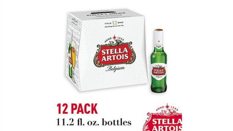 Botella De Cerveza Stella Artois (11.2 Oz X 12 Ct)