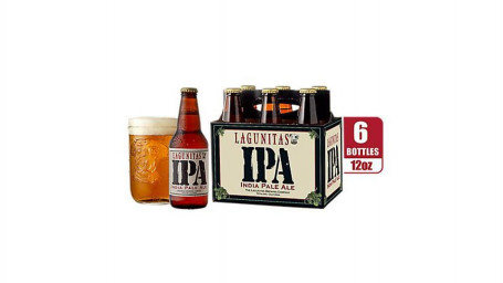 Lagunitas India Pale Ale Beer Can (12 Oz X 6 Ct)