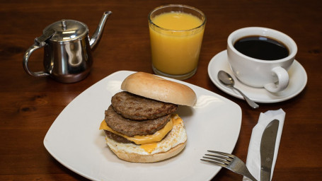 Bagel With Meat Egg