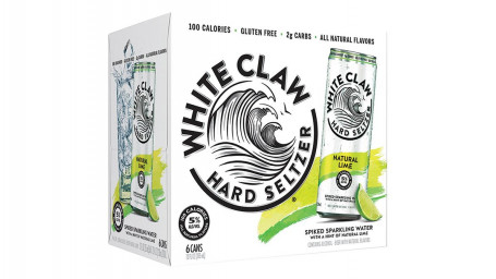 White Claw Hard Seltzer Lime Can (12 Oz X 6 Ct)