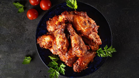 Hot Bone-In Wings (10)