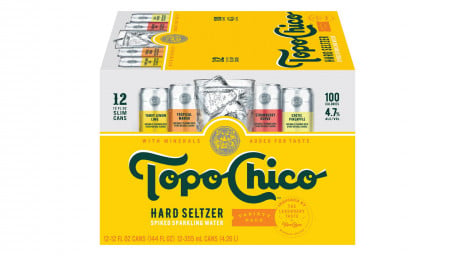 Topo Chico Hard Seltzer Hard Seltzer Paquete Variado De Latas (12 Oz X 12 Ct)