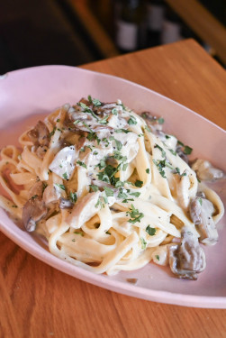 Fettuccine Pollo E Funghi Pasta