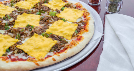 18 Philly Steak Pizza