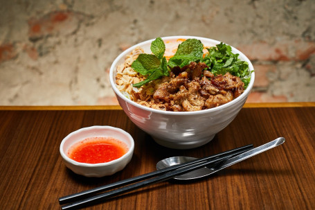Xiāng Máo Zhū Ròu Lāo Méng F4: Lemongrass Pork Belly With Dry Noodles (Bun Thit Nuong)