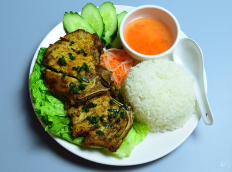 Xiāng Máo Zhū Bā Fàn D9. Pork Chop With Rice