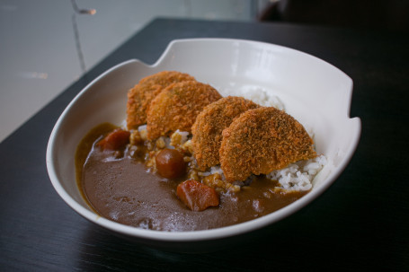 Kabocha Korokke Curry Rice Jí Liè Nán Guā Bǐng