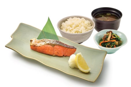 Japanese Grilled Sockeye Salmon Meal Set