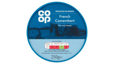 Co-Op French Camembert Cheese 250G