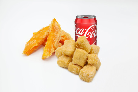 (V) Tofu Sweet Potatoes Soft Drinks Dòu Fǔ Zhà De Guā Ruǎn Yǐn