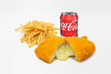 Volcanic Cheesy Chicken Chips Soft Drinks Bào Jiāng Jī Pái Shǔ Tiáo Ruǎn Yǐn