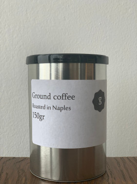 Coffee Tin Ground Hand Roasted In Naples 150Gr