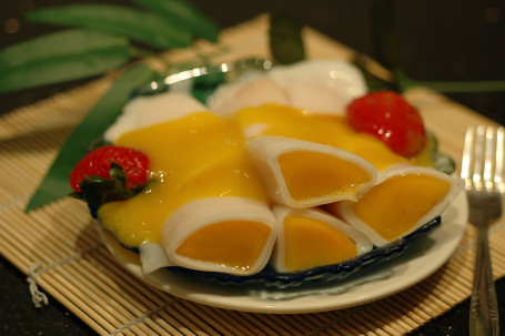 Bái Xuě Huáng Jīn Juǎn Mango Mochi Rolls