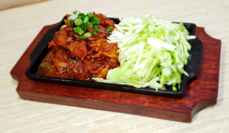 Go Choo Pork Belly Chul Pan Comes With Rice Hán Shì Là Jiàng Zhū Nǎn Ròu Tiě Bǎn Shāo Pèi Fàn