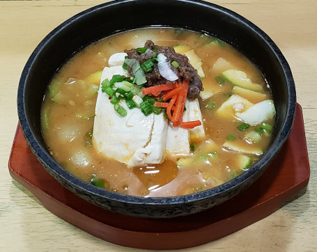 Soy Bean Soup Comes With Rice Dà Jiàng Tāng Pèi Fàn