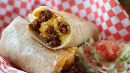 Chorizo, Eggs and Cheese Burrito