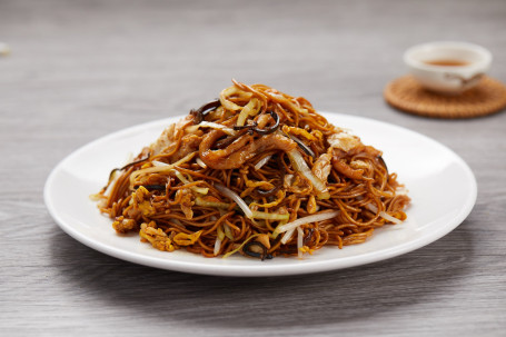 G4 Mù Xī Ròu Chǎo Lā Miàn Stir-Fried La Mian With Shredded Pork And Black Fungus