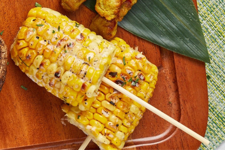 Grilled Sweet Corn Kǎo Sù Mǐ Pèi Hēi Sōng Lù Niú Yóu (V)