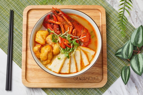 Lobster Laksa Soup Udon Lóng Xiā Lǎ Shā Tāng Wū Dōng